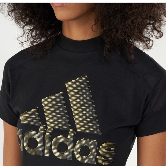 Adidas (Mesh Shoulder) w ID Glam Tee - Picture 7 of 8